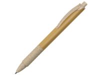 Ручка из бамбука и переработанной пшеницы шариковая Nara, бамбук/бежевый — 11572.16_2, изображение 1