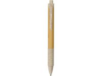 Ручка из бамбука и переработанной пшеницы шариковая Nara, бамбук/бежевый — 11572.16_2, изображение 2