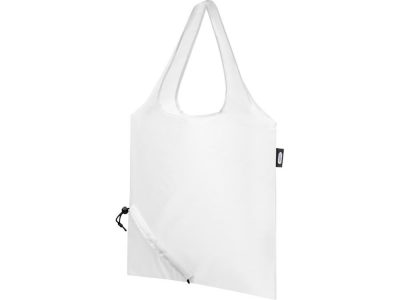 Складная эко-сумка Sabia из вторичного ПЭТ, белый — 12054101_2, изображение 4