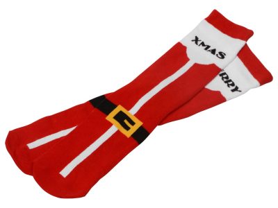 Набор носков с рождественской символикой в мешке женские, 2 пары, красный, изображение 11