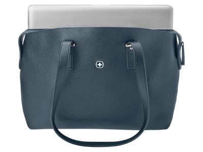 Сумка женская WENGER RosaElli с карманом для ноутбука 14, синяя, полиэстер, 37 x29x19 см — 73407_2, изображение 4