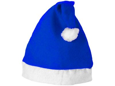 Новогодняя шапка, ярко-синий/белый, изображение 1