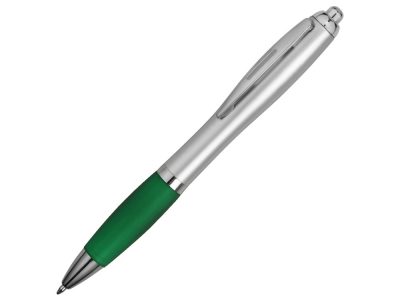 Ручка шариковая Nash, зеленый/серебристый, черные чернила — 10635501_2, изображение 1