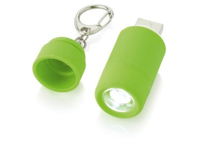 Мини-фонарь Avior с зарядкой от USB, зеленый — 10413802_2, изображение 1