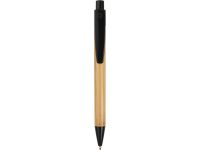 Ручка шариковая Borneo из бамбука, черный, черные чернила — 10632200_2, изображение 2