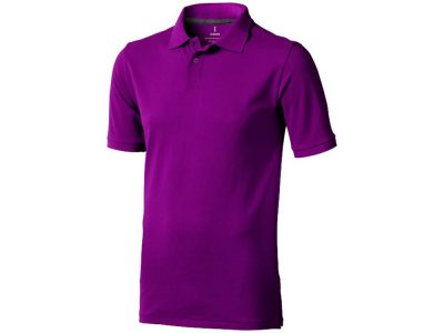Рубашка поло Calgary мужская, темно-фиолетовый, изображение 6