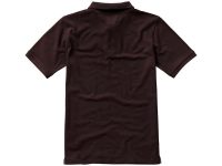 Рубашка поло Calgary мужская, шоколадный коричневый, изображение 4
