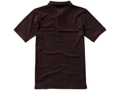 Рубашка поло Calgary мужская, шоколадный коричневый, изображение 4