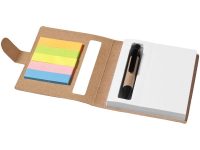 Набор стикеров Reveal с ручкой и блокнотом А7, светло-коричневый — 10659400_2, изображение 2