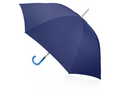 Зонт-трость механический с полупрозрачной ручкой, синий — 907522_2, изображение 2