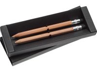 Набор Даллас: ручка шариковая, карандаш с ластиком в футляре — 52360.08_2, изображение 2