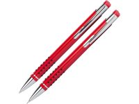 Набор Онтарио: ручка шариковая, карандаш механический, красный/серебристый — 53400.01_2, изображение 1