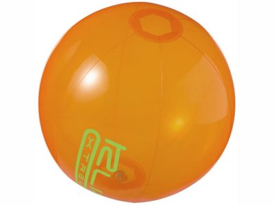Мяч пляжный Ibiza, оранжевый прозрачный — 10037003_2, изображение 3