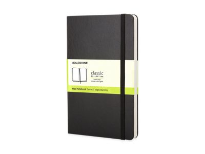 Записная книжка Moleskine Classic (нелинованный) в твердой обложке, Large (13х21см), черный — 50511007_2, изображение 1