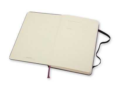 Записная книжка Moleskine Classic (нелинованный) в твердой обложке, Large (13х21см), черный — 50511007_2, изображение 2