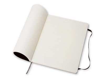 Записная книжка Moleskine Classic Soft (в линейку), ХLarge (19х25 см), черный — 40521107_2, изображение 3
