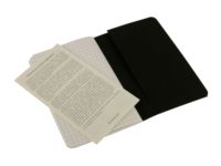 Записная книжка Moleskine Cahier (в клетку, 3 шт.), Pocket (9х14см), черный — 60712207_2, изображение 3