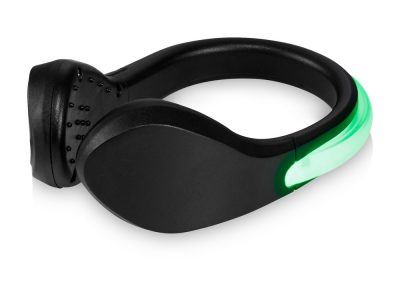 Светодиодный клип для обуви Usain, черный/светло-зеленый — 11810200_2, изображение 1