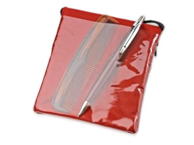 Нагрудный кошелек Путешествие, красный — 910121_2, изображение 3