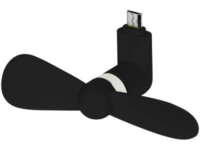 Вентилятор Airing микро ЮСБ, черный — 12387700_2, изображение 1