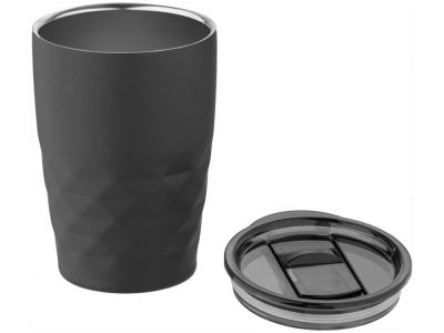 Кружка Geo с вакуумной изоляцией, черный — 10045500_2, изображение 2