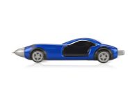 Ручка шариковая Сан-Марино в форме автомобиля с открывающимися дверями и инерционным механизмом движения, синяя — 73111.02_2, изображение 4