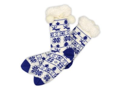 Домашние носки женские, синий — 790812_2, изображение 1