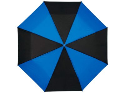 Зонт Spark 21 трехсекционный механический, черный/cиний — 10909500_2, изображение 2