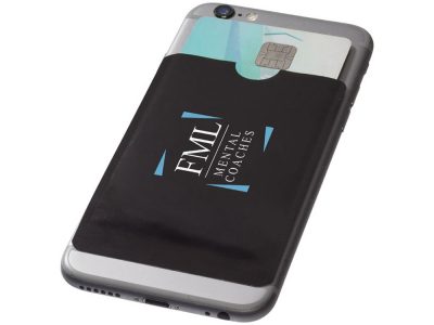 Бумажник для карт с RFID-чипом для смартфона, черный — 13424600_2, изображение 5