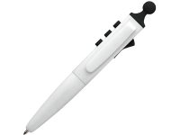 Ручка шариковая Clic Pen, белый/черный — 10222300_2, изображение 1
