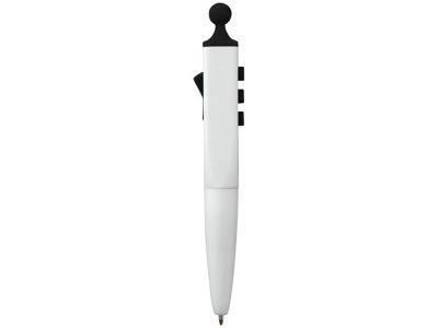 Ручка шариковая Clic Pen, белый/черный — 10222300_2, изображение 3