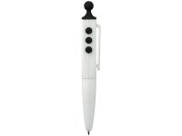 Ручка шариковая Clic Pen, белый/черный — 10222300_2, изображение 6