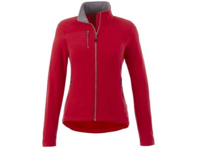 Женская микрофлисовая куртка Pitch, красный, изображение 4