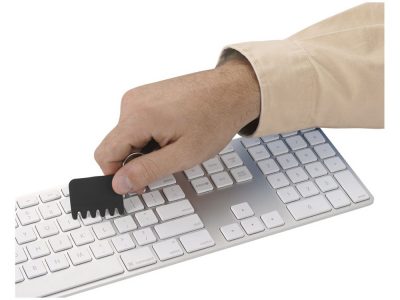 Силиконовая щетка для клавиатуры, черный — 13427300_2, изображение 3