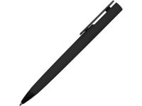 Ручка пластиковая soft-touch шариковая Taper, черный — 16540.07_2, изображение 3