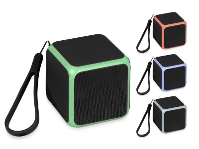 Портативная колонка Cube с подсветкой, черный — 5910807_2, изображение 11