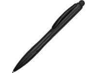 Ручка-стилус шариковая Light, черная с белой подсветкой — 73580.06_2, изображение 2