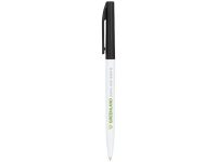 Ручка шариковая пластиковая Mondriane, белый/черный — 10723400_2, изображение 4