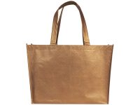 Ламинированная сумка-шоппер Alloy, медно-красный — 12039401_2, изображение 2