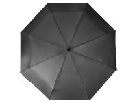 Зонт складной Columbus, механический, 3 сложения, с чехлом, черный — 979007_2, изображение 5