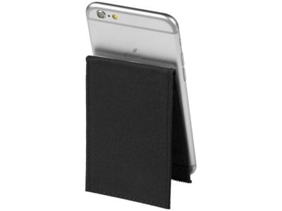 Кошелек-подставка для телефона RFID премиум-класса, черный — 13496900_2, изображение 1
