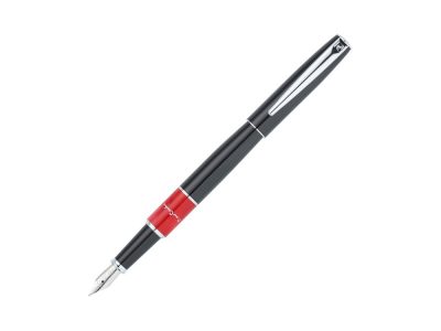 Ручка перьевая Pierre Cardin LIBRA с колпачком, черный/красный/серебро — 417555_2, изображение 1