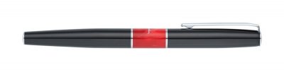 Ручка перьевая Pierre Cardin LIBRA с колпачком, черный/красный/серебро — 417555_2, изображение 5