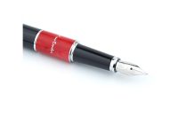Ручка перьевая Pierre Cardin LIBRA с колпачком, черный/красный/серебро — 417555_2, изображение 6
