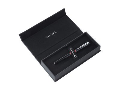 Ручка перьевая Pierre Cardin LIBRA с колпачком, черный/красный/серебро — 417555_2, изображение 8