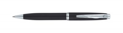 Ручка шариковая Pierre Cardin GAMME Classic с поворотным механизмом, черный матовый/серебро — 417578_2, изображение 2