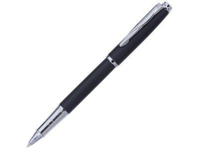 Ручка-роллер Pierre Cardin GAMME Classic со съемным колпачком, черный матовый/серебро — 417582_2, изображение 1