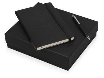 Подарочный набор Moleskine Hemingway с блокнотом А5 и ручкой, черный — 700368.02_2, изображение 2