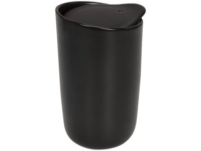 Керамический стакан Mysa с двойными стенками объемом 400 мл, черный — 10055600_2, изображение 4