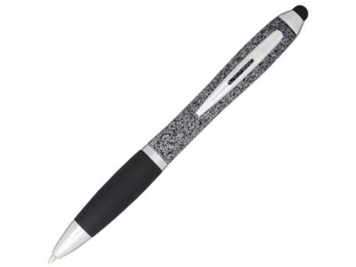 Крапчатая шариковая ручка Nash со стилусом, черный — 10730900_2, изображение 1